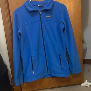 Columbia kids Blue Fleece Jacket. Worn a handful of times, still in good shape.